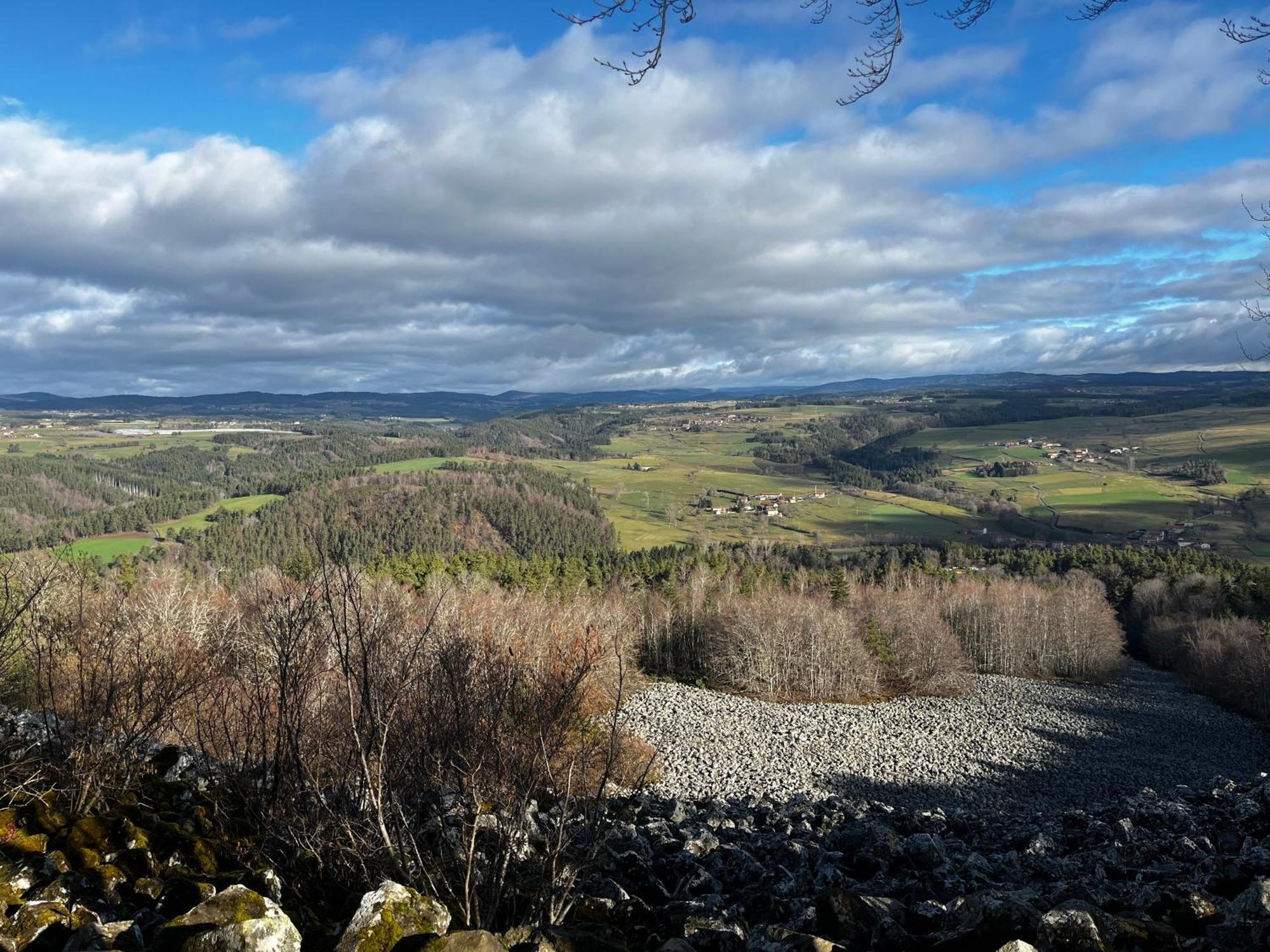 Les Roulottes De La Ferme Des Chanaux Saint-Julien-d'Ance Exteriör bild