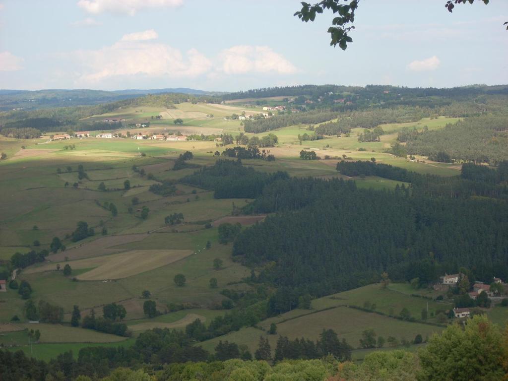 Les Roulottes De La Ferme Des Chanaux Saint-Julien-d'Ance Exteriör bild